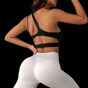 Ladies Cross Back Crop Top